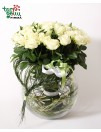 Roses bouquet  WHITE SYMPHONY
