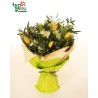 Boquet of tulips and freesia